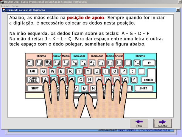 Curso de Digitação : DIGITMAX 3.0